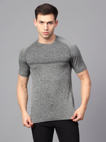 trenz MENS T-SHIRTS Seamless Active Stripe T-Shirt trenz MENS T-SHIRTS Seamless Active Stripe T-Shirt