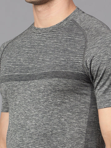 trenz MENS T-SHIRTS Seamless Active Stripe T-Shirt trenz MENS T-SHIRTS Seamless Active Stripe T-Shirt
