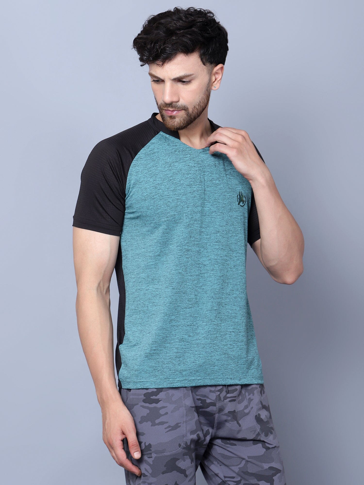 Colorblock Tee Dark Blue - trenz Colorblock Tee Dark Blue - trenz