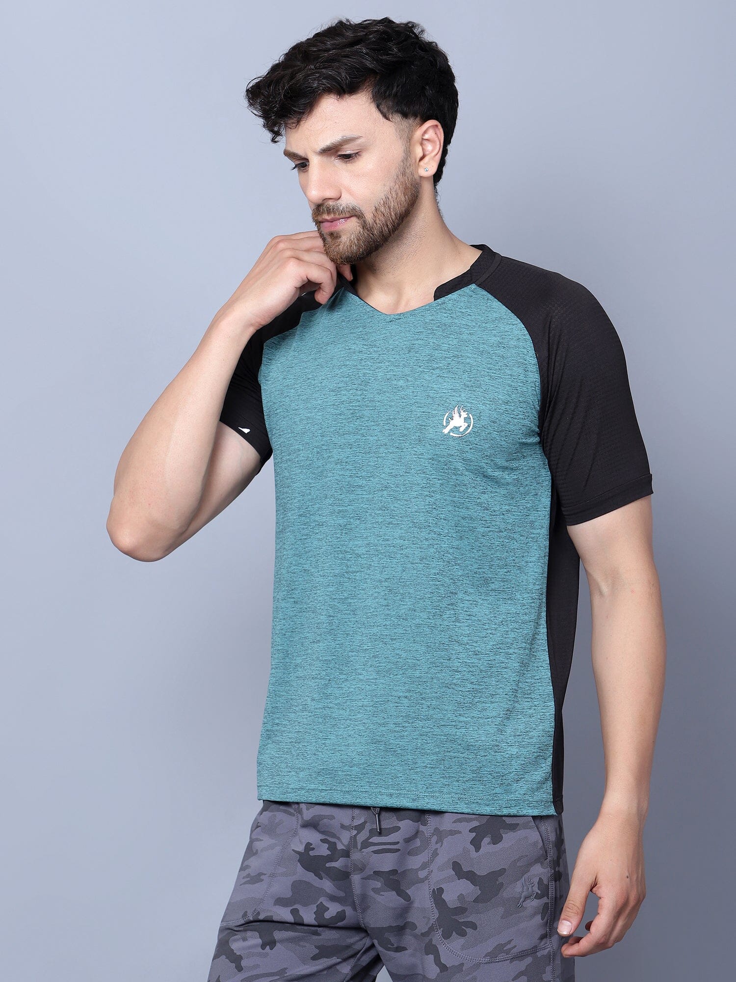 Colorblock Tee Dark Blue - trenz Colorblock Tee Dark Blue - trenz