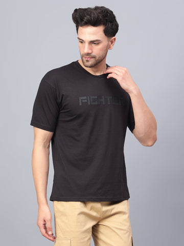 Fighter Men's T-Shirt Black - trenz Fighter Men's T-Shirt Black - trenz
