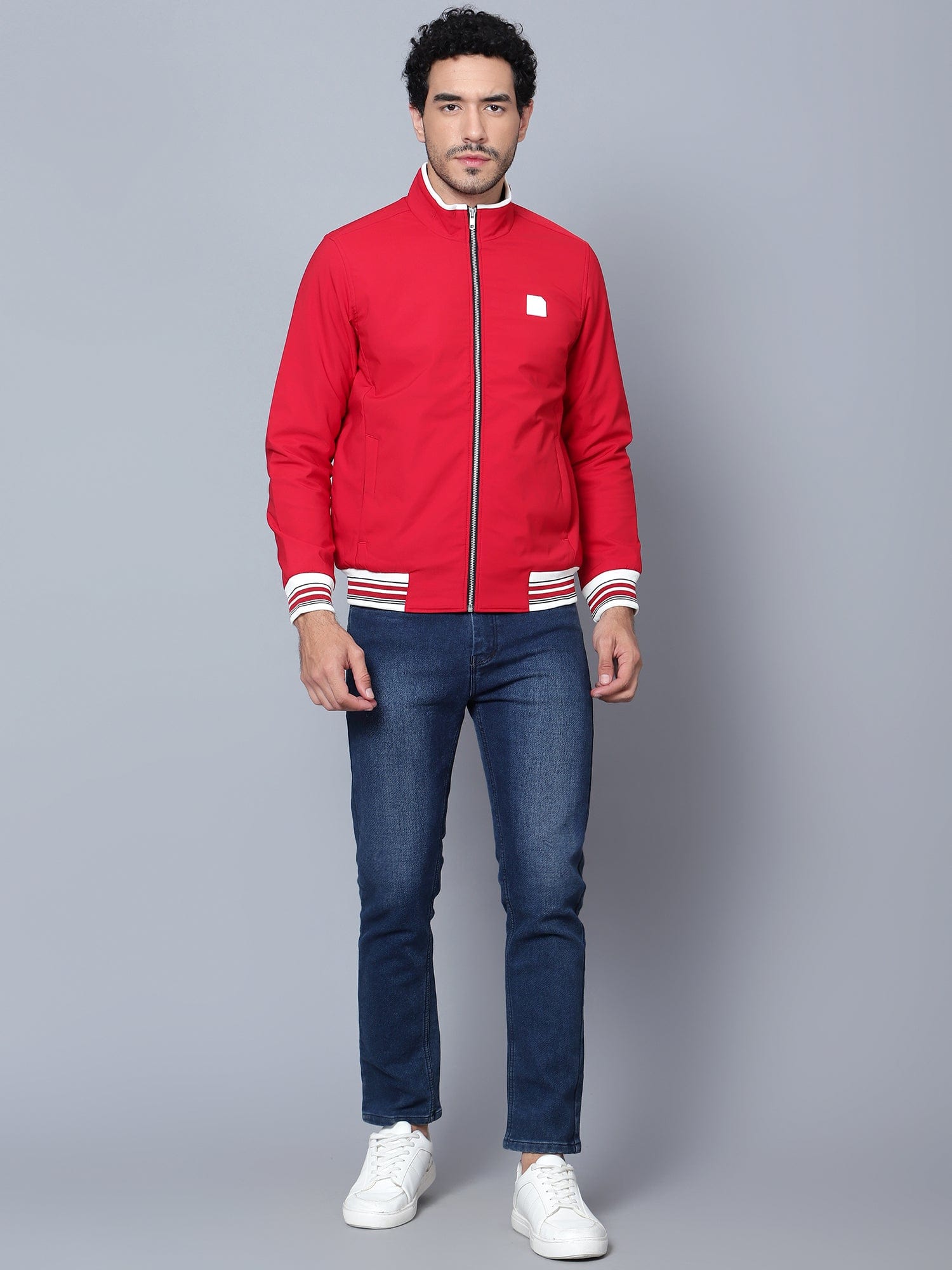 Racer Bomber Rib Jacket - trenz Racer Bomber Rib Jacket - trenz