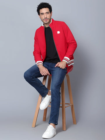 Racer Bomber Rib Jacket - trenz Racer Bomber Rib Jacket - trenz