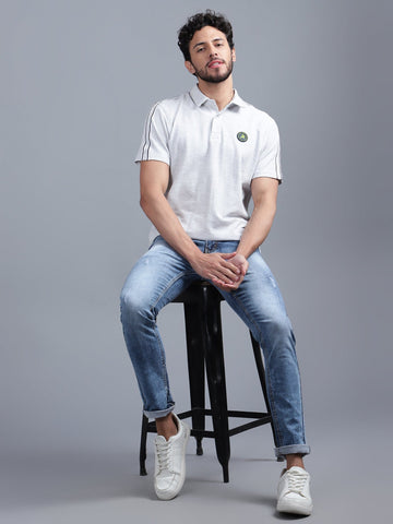 Striper Taped T-Shirt - trenz Striper Taped T-Shirt - trenz