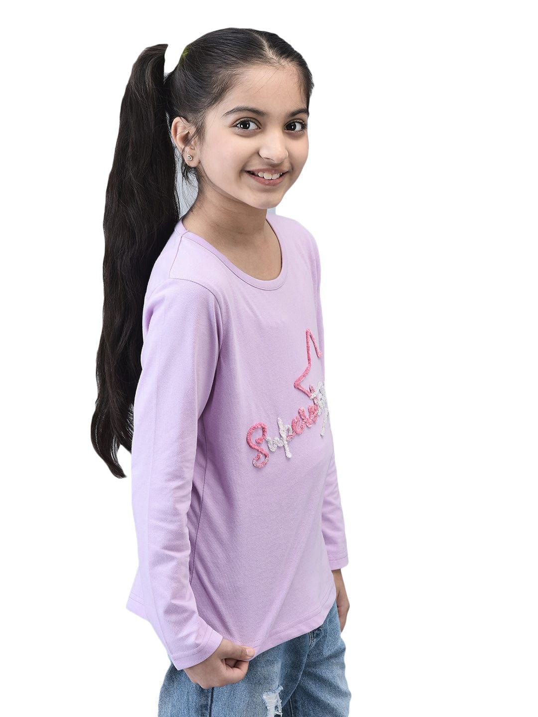 Superstar Fuzzy Embroidered Tshirt - trenz Superstar Fuzzy Embroidered Tshirt - trenz