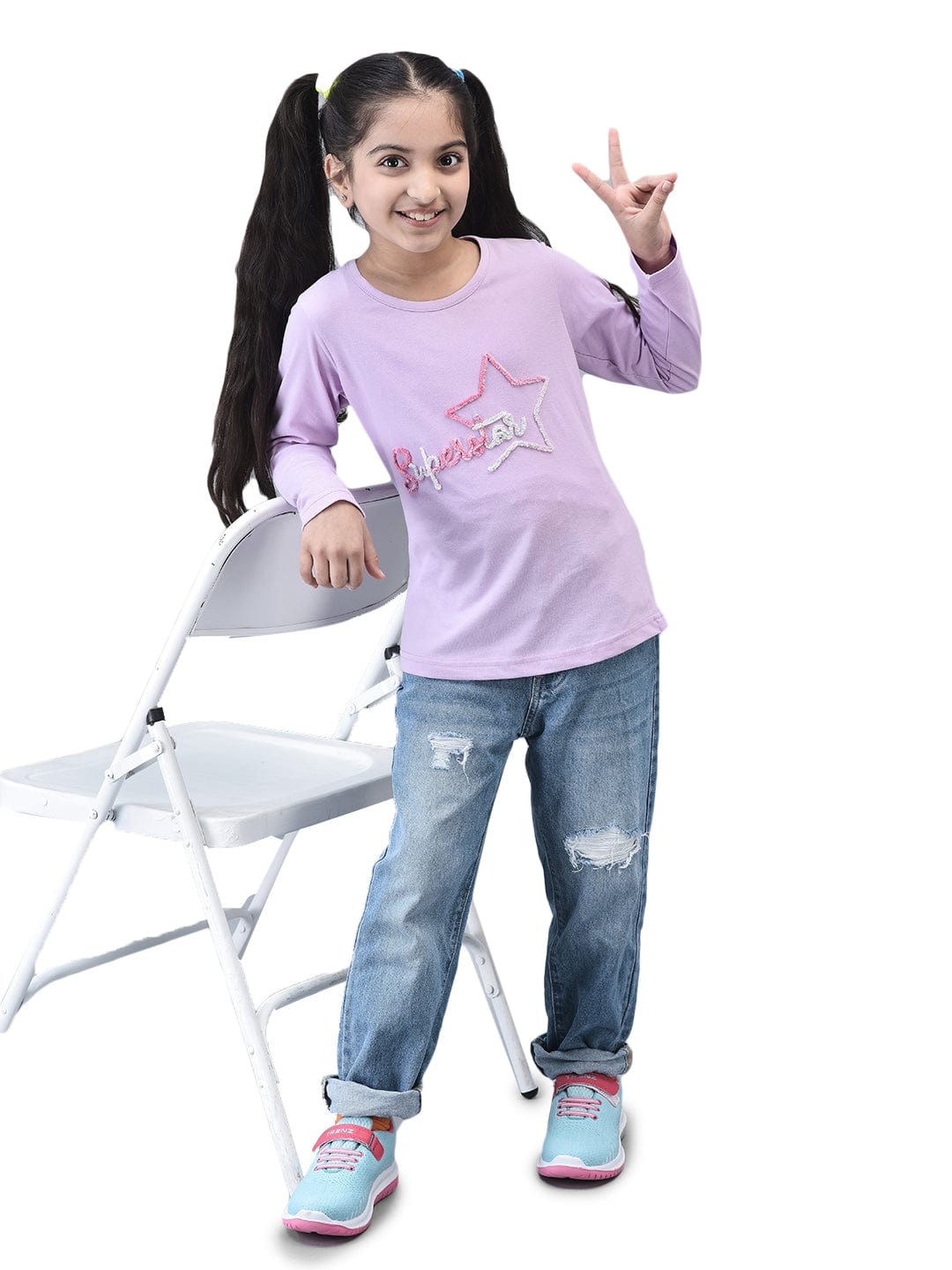 Superstar Fuzzy Embroidered Tshirt - trenz Superstar Fuzzy Embroidered Tshirt - trenz