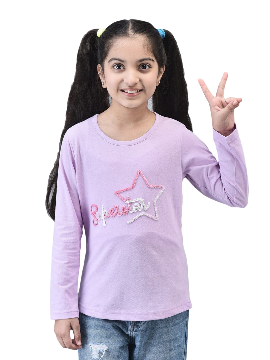 Superstar Fuzzy Embroidered Tshirt - trenz Superstar Fuzzy Embroidered Tshirt - trenz