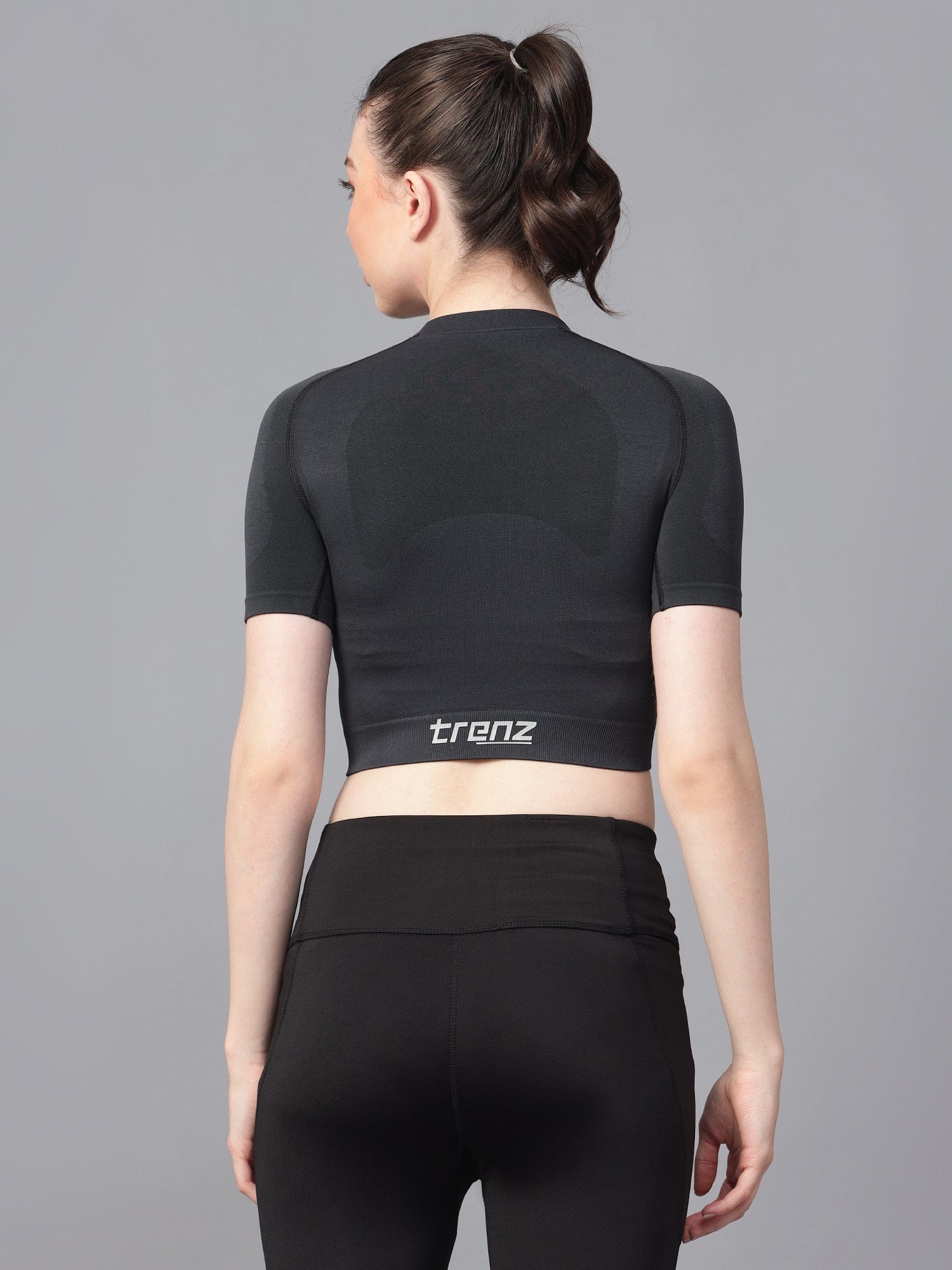 Trenz Womens Crop Top Seamless High Impact Crop Top trenz-womens-crop-top-seamless-high-impact-crop-top