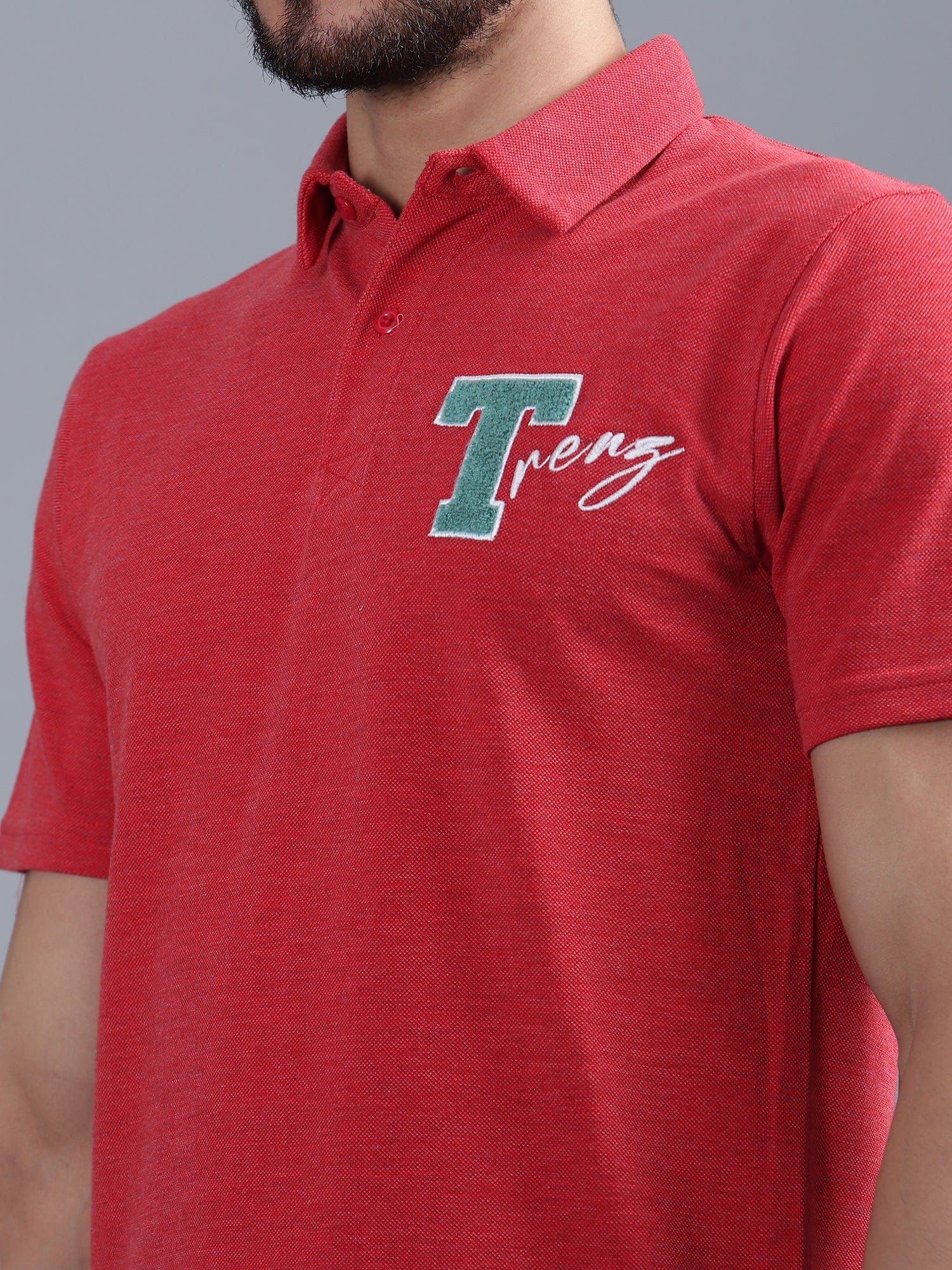 Brandlove Polo T-Shirt Tango Red - trenz