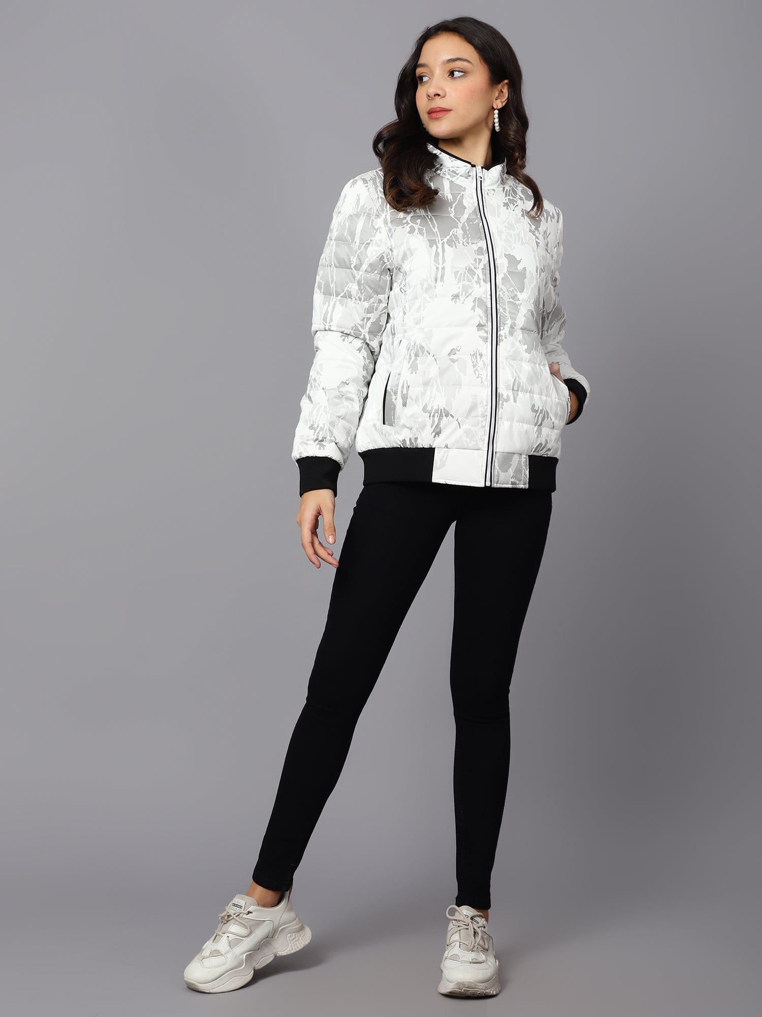 City-Chic White Puffer Jacket - trenz