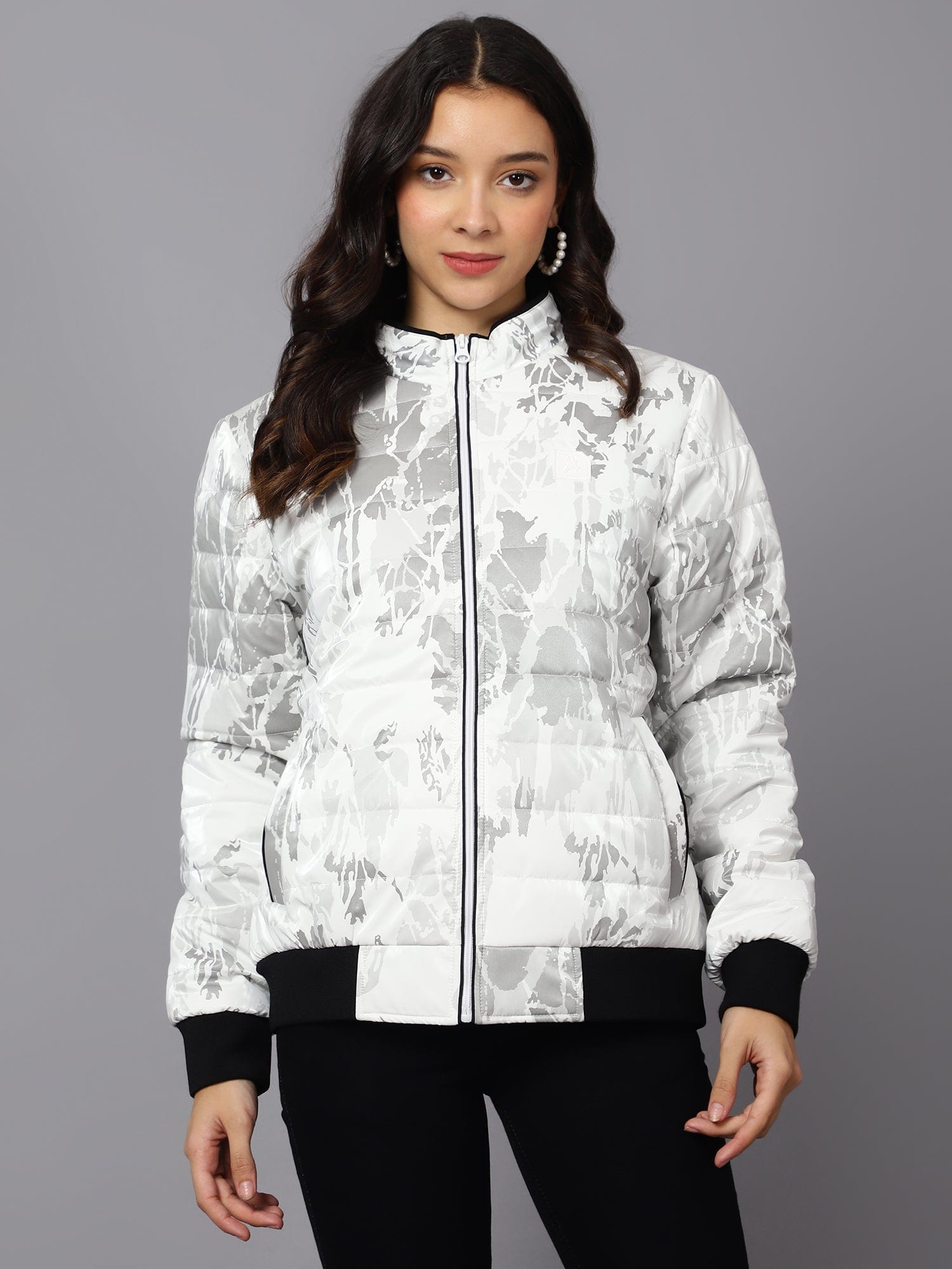 City-Chic White Puffer Jacket - trenz