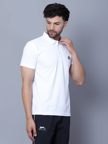 Core Men's Polo T-Shirt White - trenz