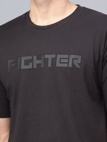 Fighter Men's T-Shirt Black - trenz