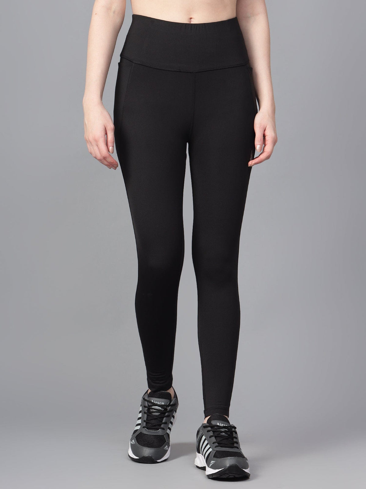 High Waist Ribbed Leggings - trenz