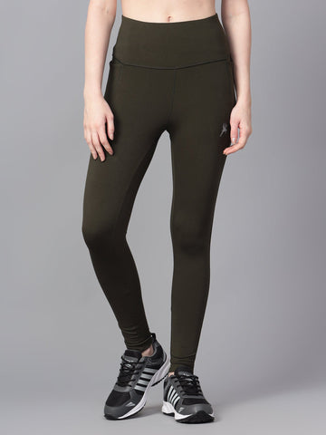 High Waist Ribbed Leggings - trenz