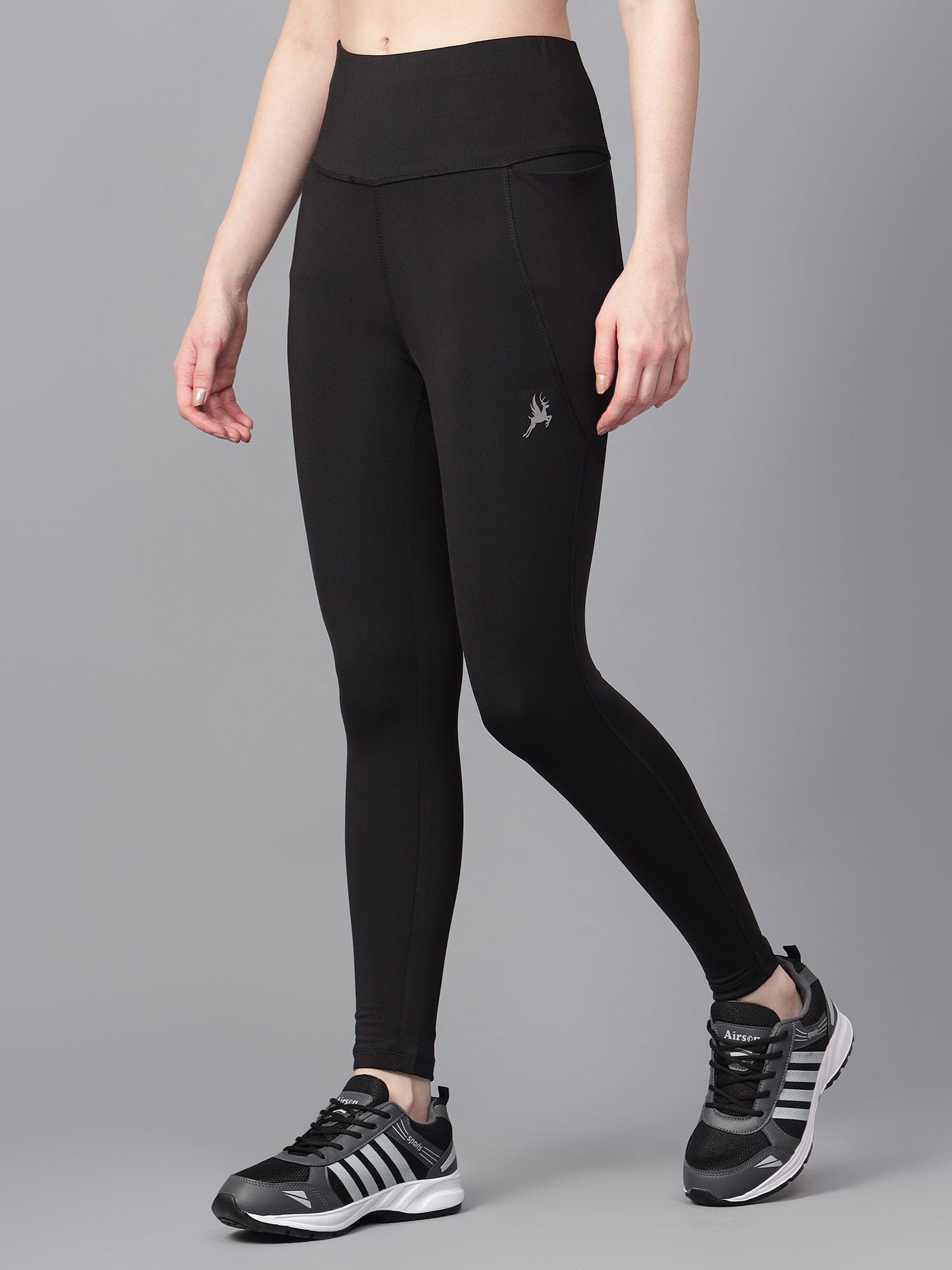 High Waist Ribbed Leggings - trenz