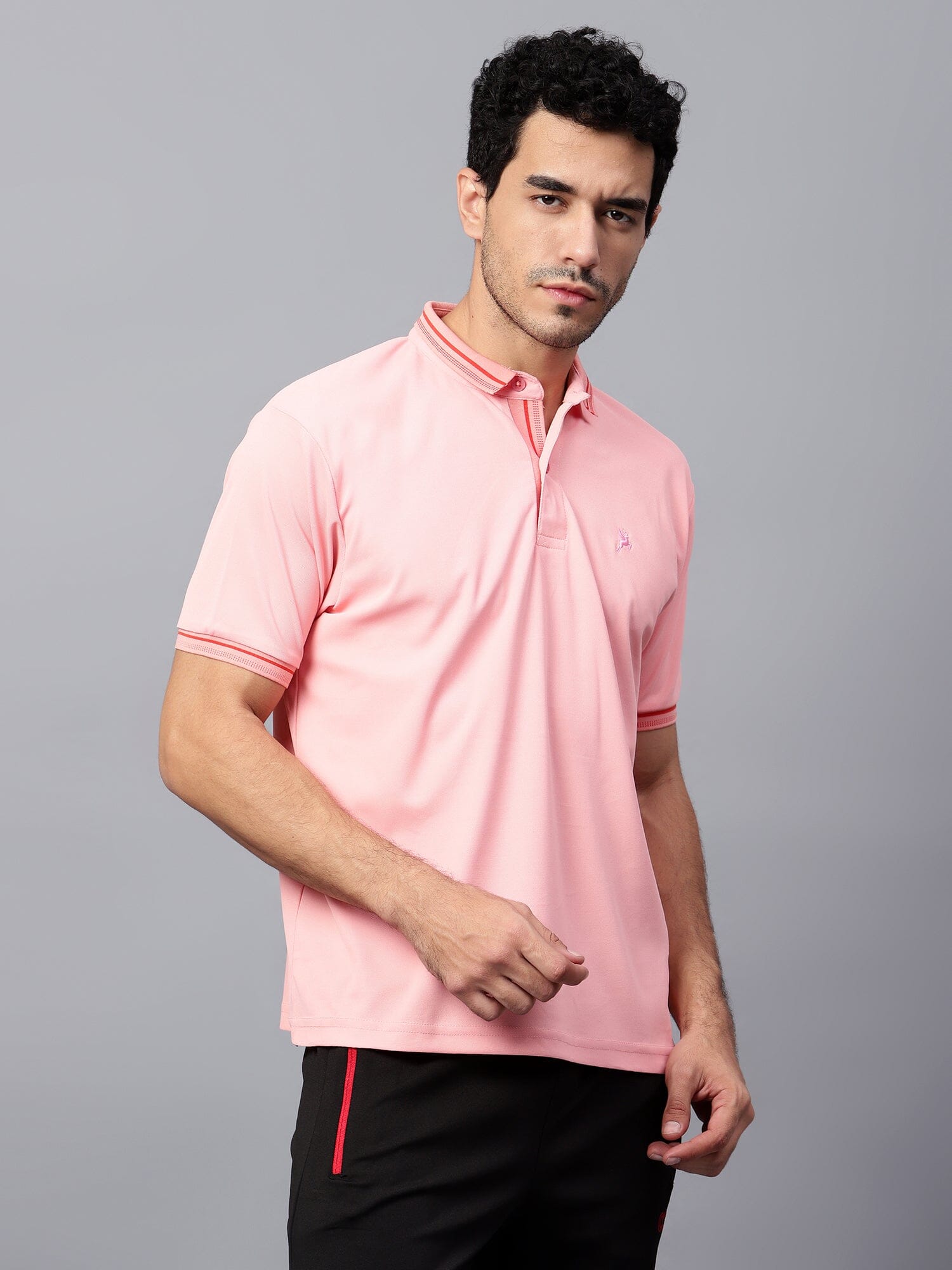 Men's Ultra Polo T-Shirt Peach - trenz