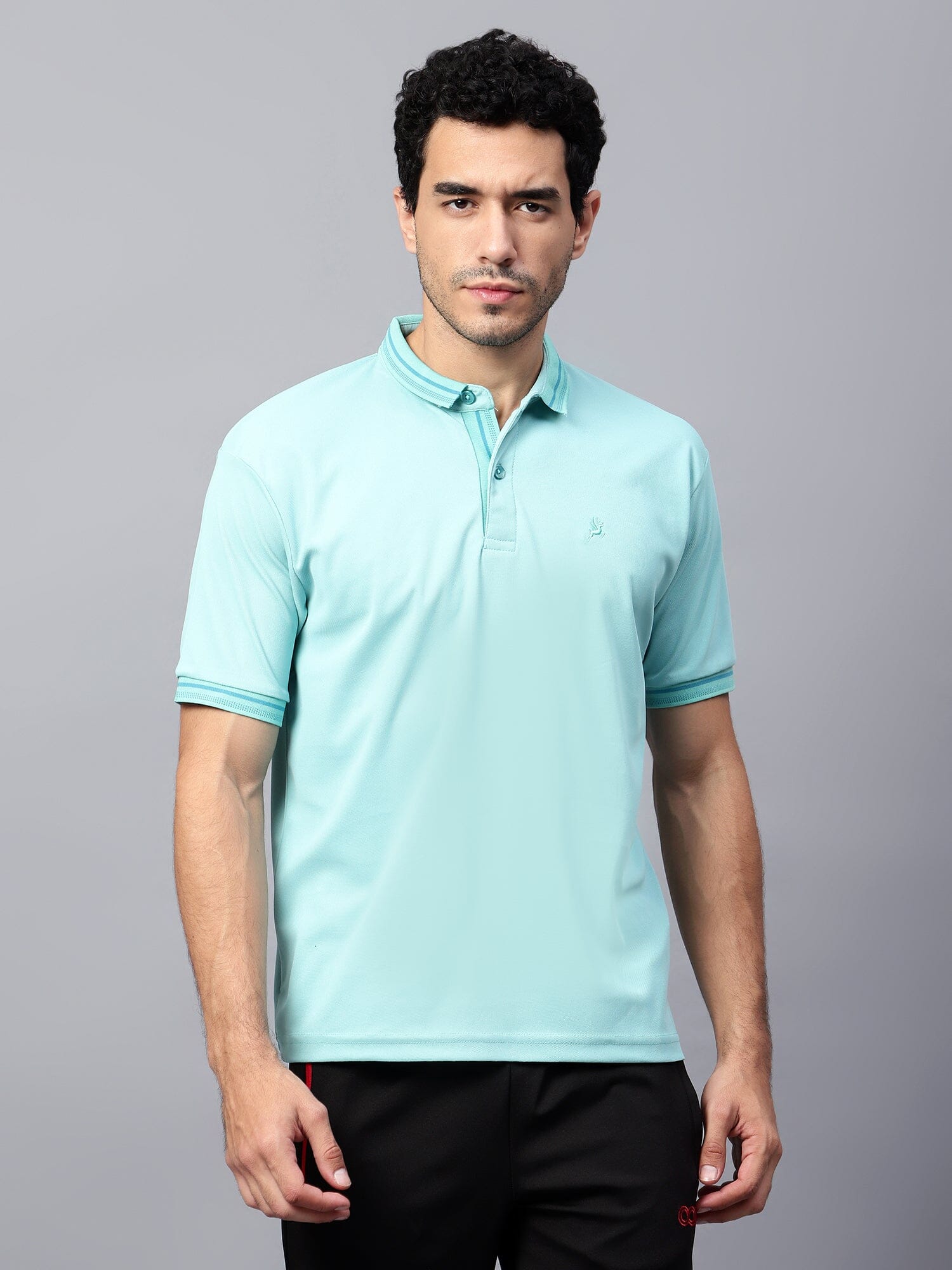 Men's Ultra Polo T-Shirt Sea Green - trenz