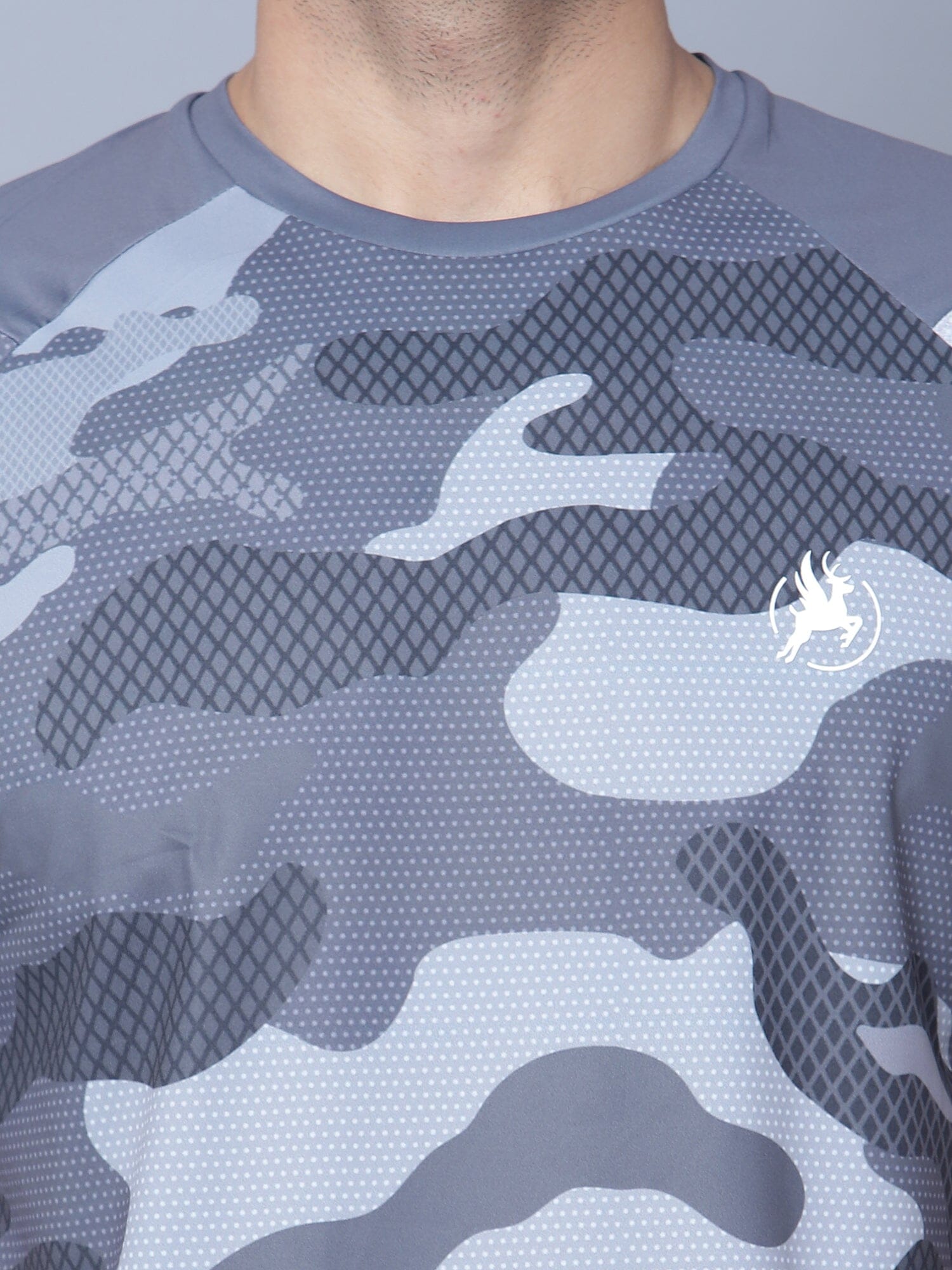 Performance Camo Jersey Grey - trenz