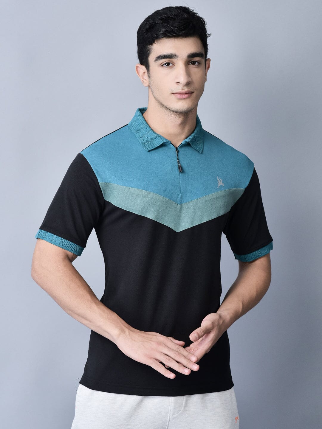 Performance Polo Black/Airforce - trenz