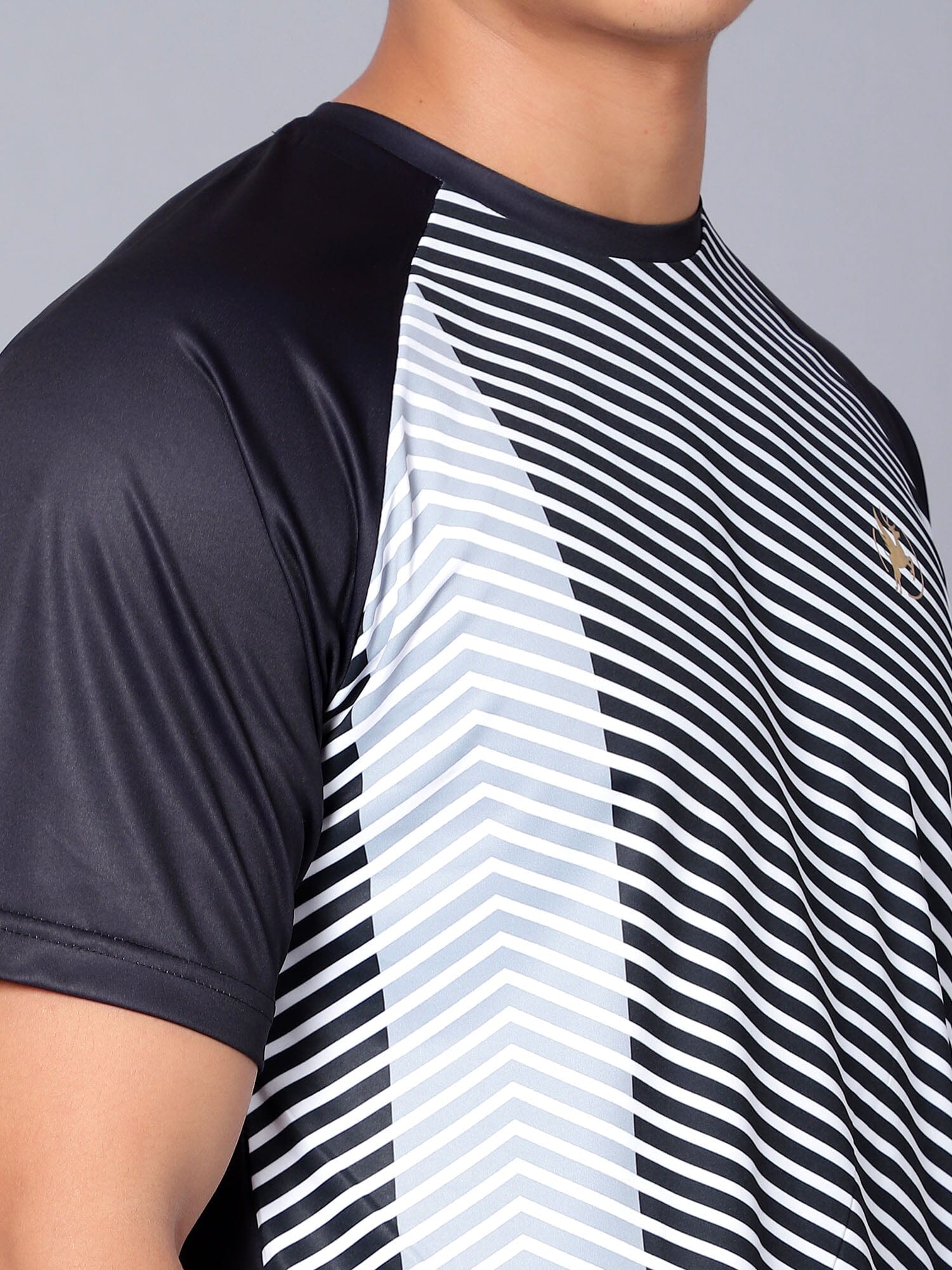 Performance Printed Jersey Black/White - trenz