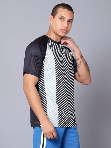 Performance Printed Jersey Black/White - trenz