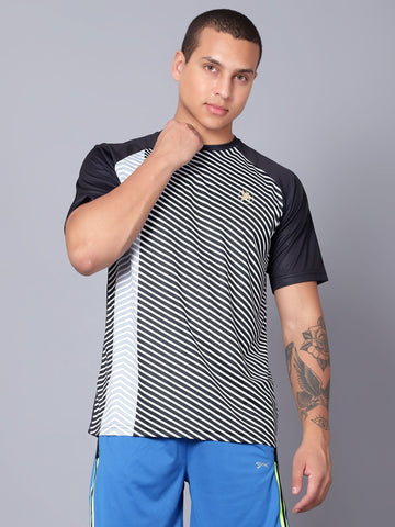 Performance Printed Jersey Black/White - trenz