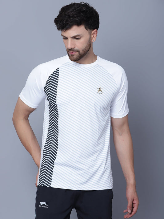 Performance Printed Jersey White/Black - trenz