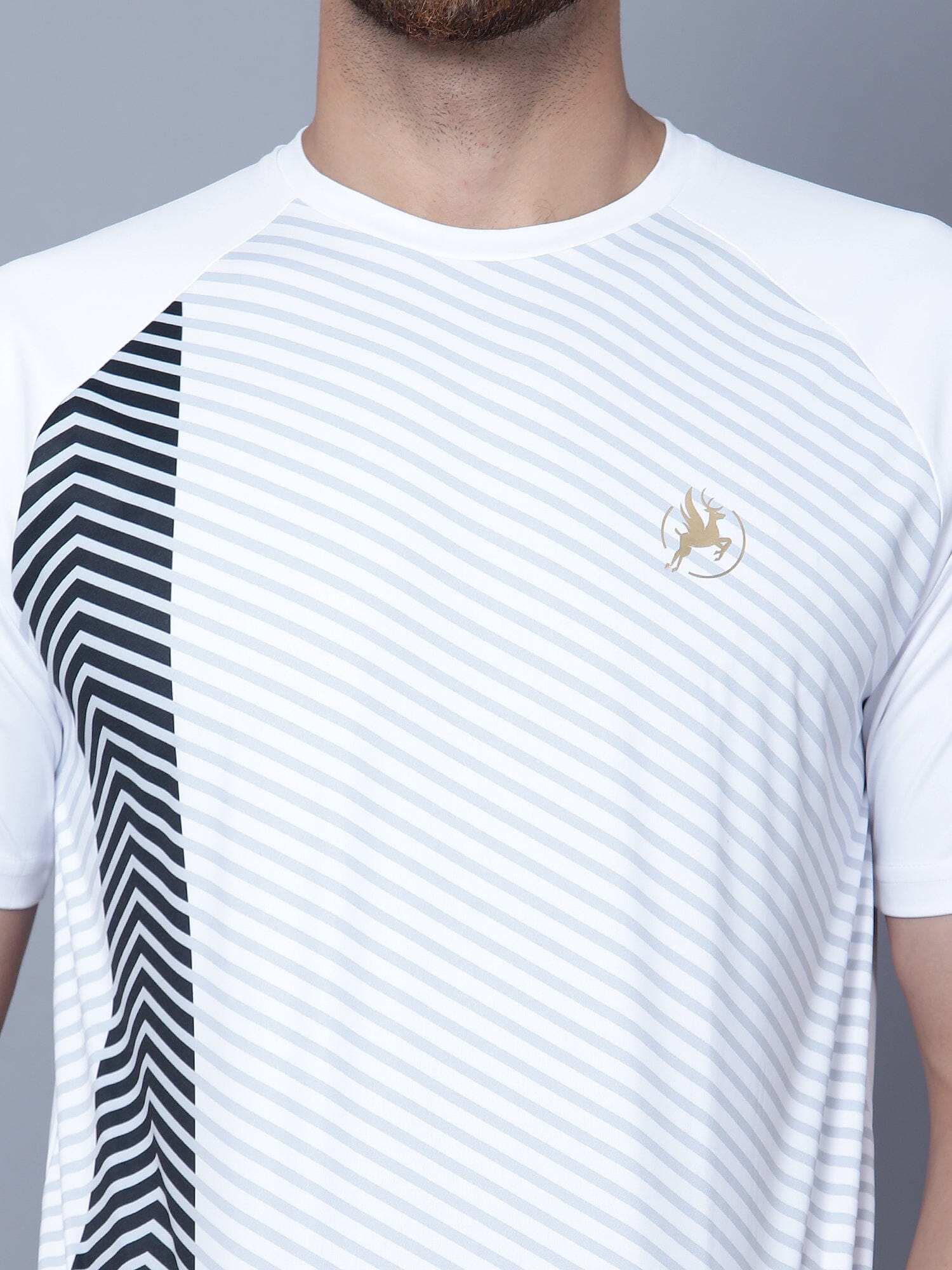 Performance Printed Jersey White/Black - trenz