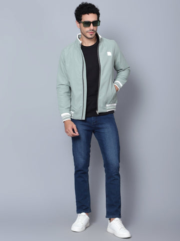 Racer Bomber Rib Jacket - trenz