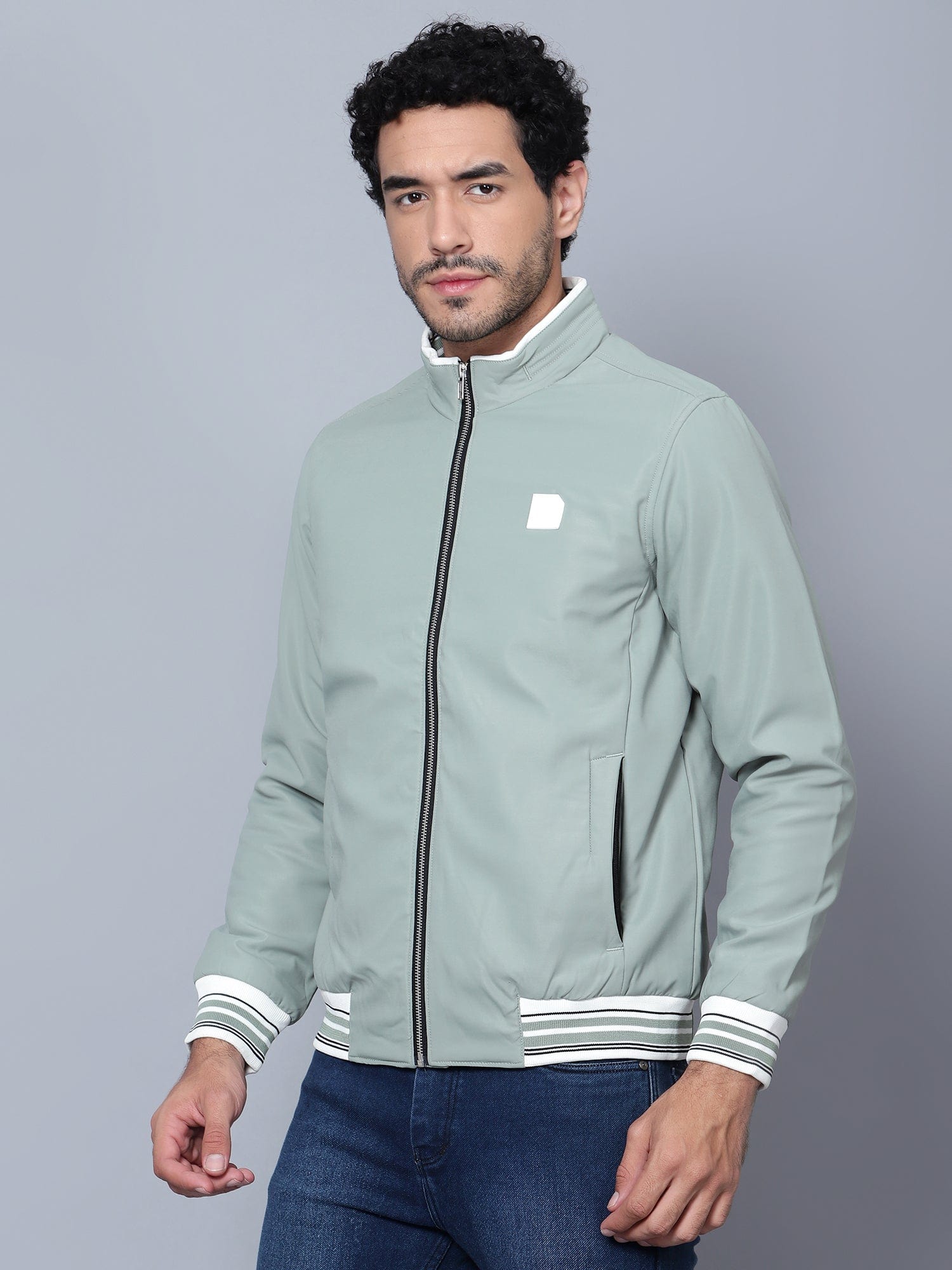 Racer Bomber Rib Jacket - trenz