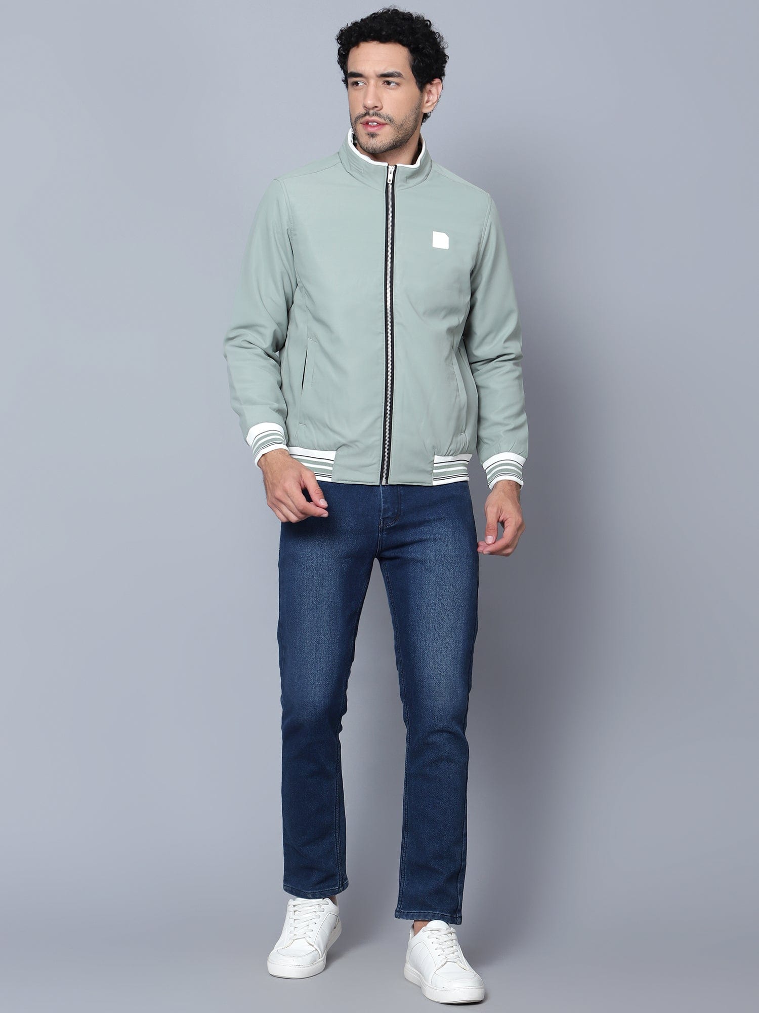 Racer Bomber Rib Jacket - trenz