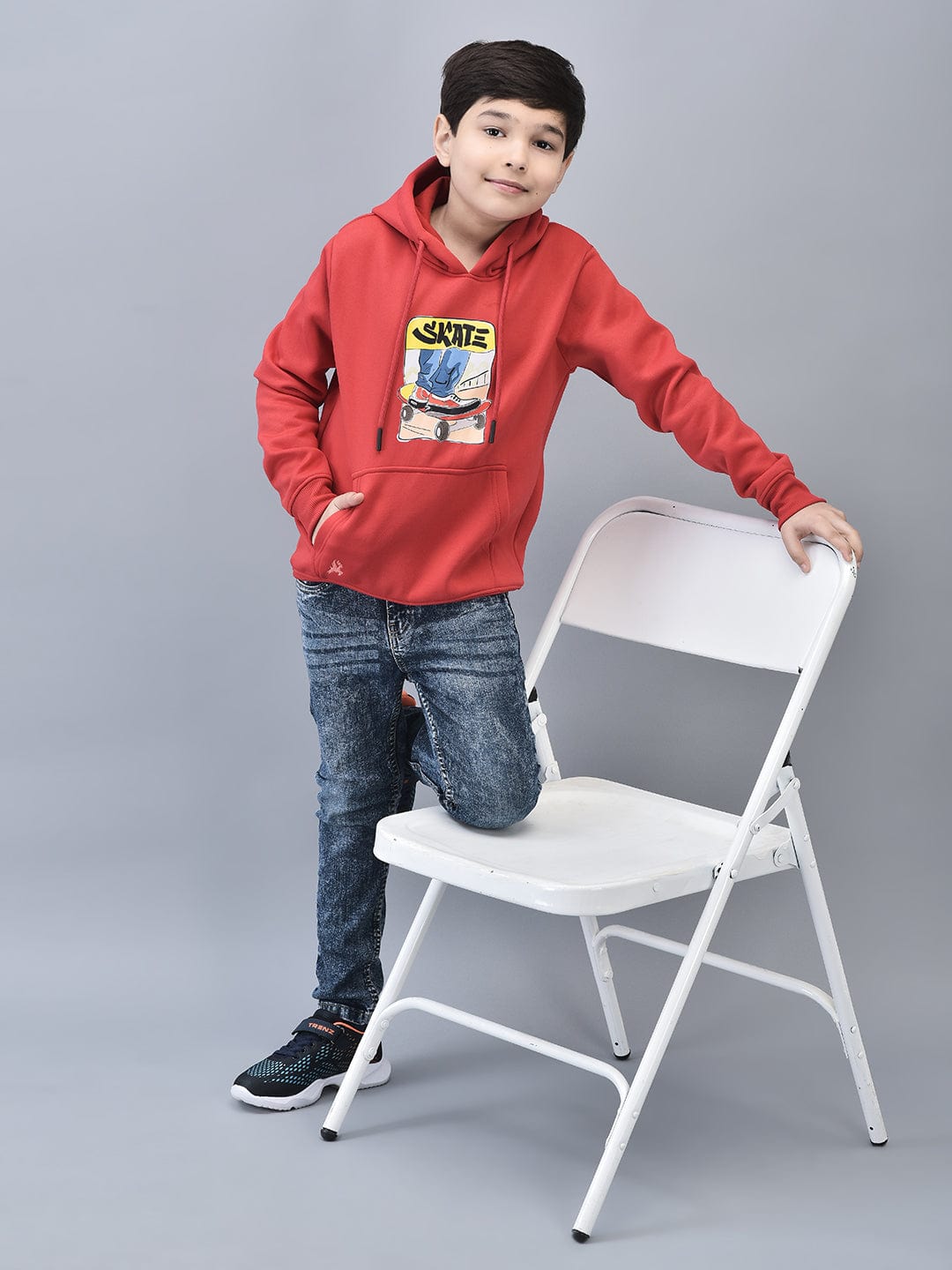 Skate-All-Day Hoodie Sweatshirt Kids - trenz