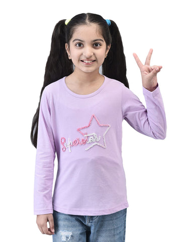 Superstar Fuzzy Embroidered Tshirt - trenz