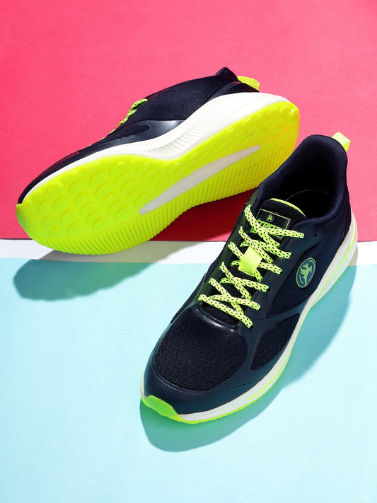 ZOOM T-Navy/Neon Green - trenz